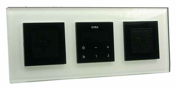 Gira UnterputzRadio RDS mit Lautsprecher und Rahmen