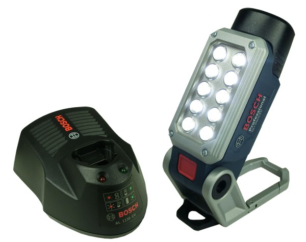 Bosch GLI DeciLED Akku Lampe 10 8 V LI Professional Akku Ladegerät Werkzeuge Lampen